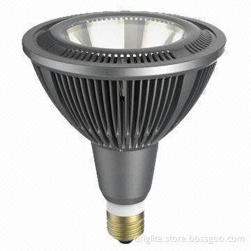 LED Spotlight, 18W PAR38, Lifud Power, BridgeLUX Chip, COB LED,3-year Warranty, E27,Highly Polished